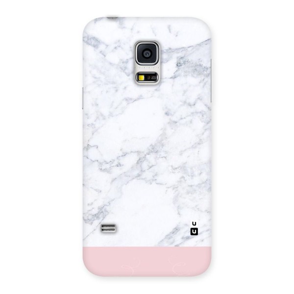 Pink White Merge Marble Back Case for Galaxy S5 Mini