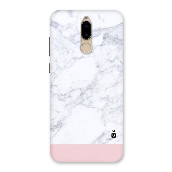 Pink White Merge Marble Back Case for Honor 9i