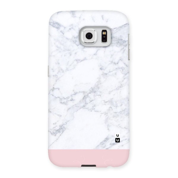 Pink White Merge Marble Back Case for Samsung Galaxy S6