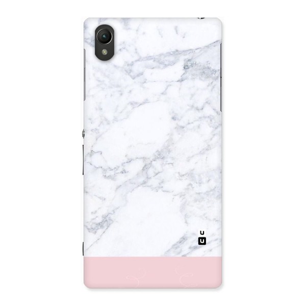 Pink White Merge Marble Back Case for Sony Xperia Z1