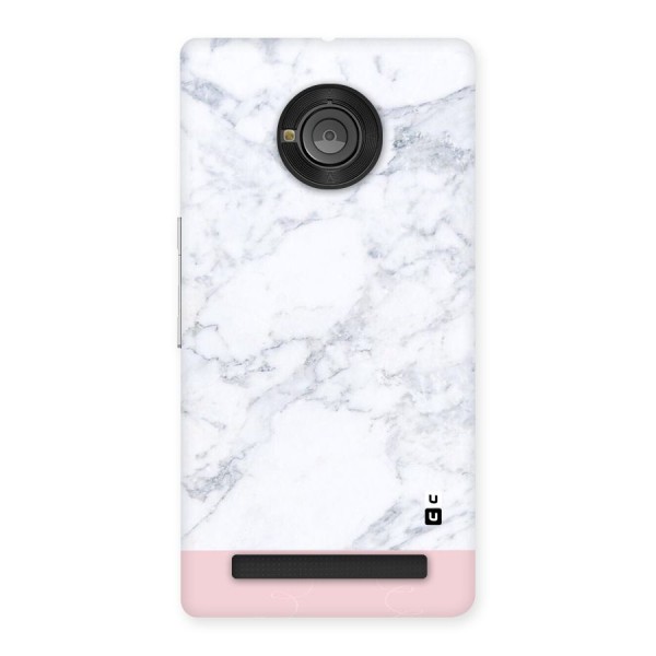 Pink White Merge Marble Back Case for Yu Yuphoria