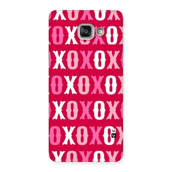 Pink White Xoxo Back Case for Galaxy A7 2016