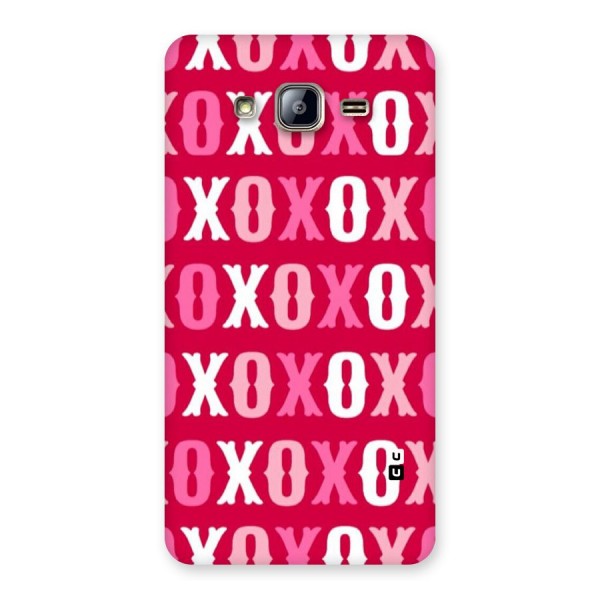 Pink White Xoxo Back Case for Galaxy On5