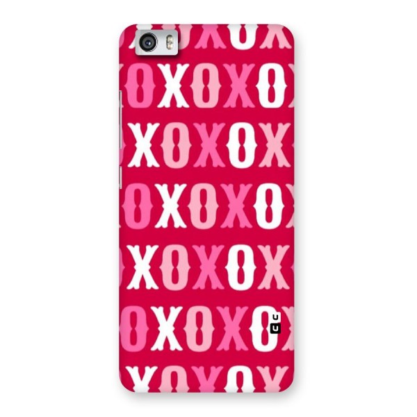 Pink White Xoxo Back Case for Xiaomi Redmi Mi5