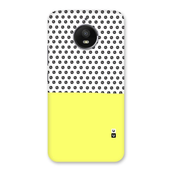 Plain and Pattern Back Case for Moto E4 Plus