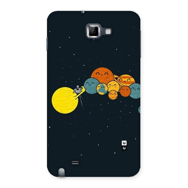 Planet Family Back Case for Galaxy Note