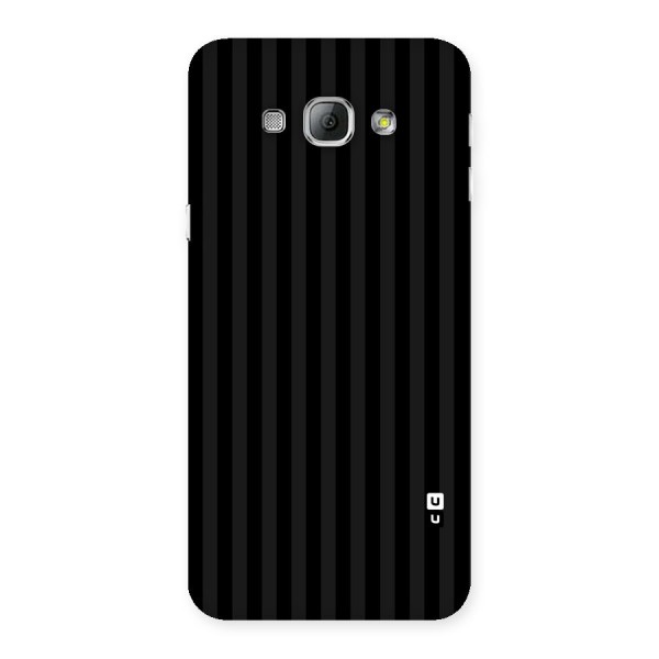 Pleasing Dark Stripes Back Case for Galaxy A8