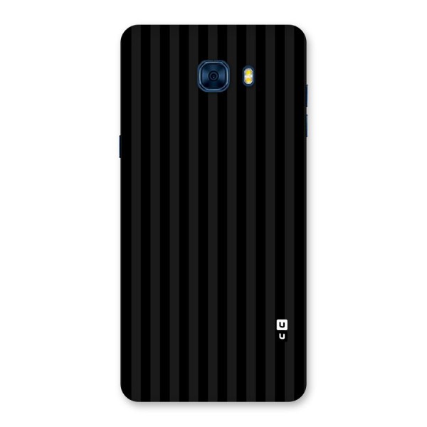 Pleasing Dark Stripes Back Case for Galaxy C7 Pro