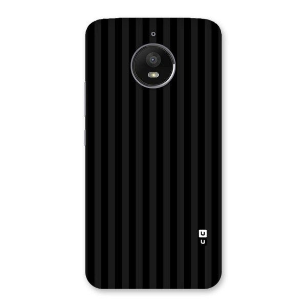 Pleasing Dark Stripes Back Case for Moto E4 Plus