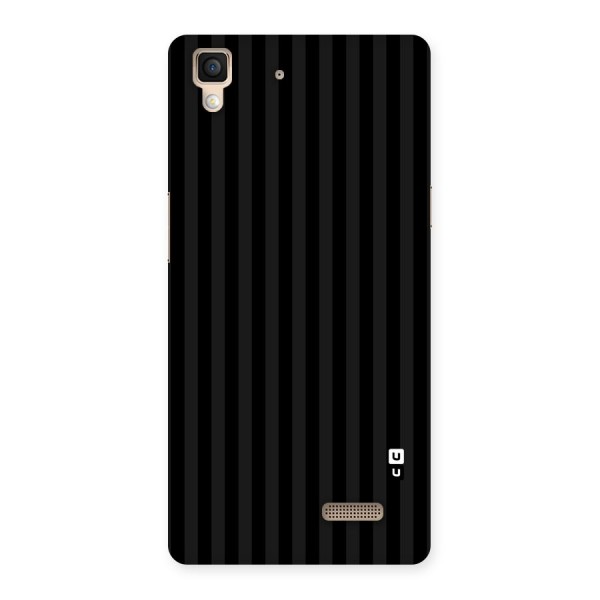 Pleasing Dark Stripes Back Case for Oppo R7