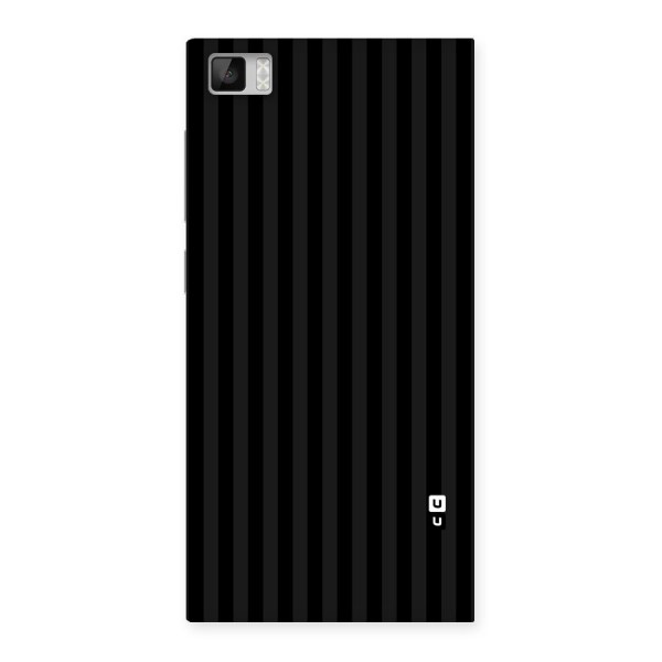 Pleasing Dark Stripes Back Case for Xiaomi Mi3