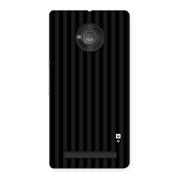 Pleasing Dark Stripes Back Case for Yu Yuphoria