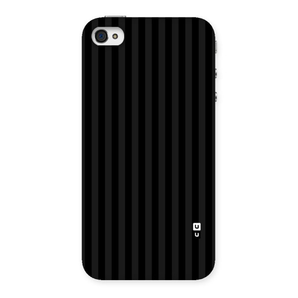 Pleasing Dark Stripes Back Case for iPhone 4 4s