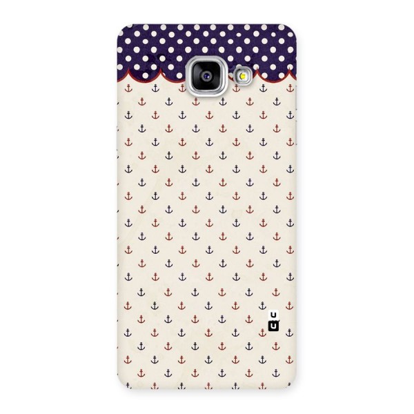 Polka Anchor Back Case for Galaxy A5 2016