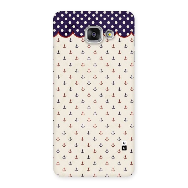 Polka Anchor Back Case for Galaxy A7 2016