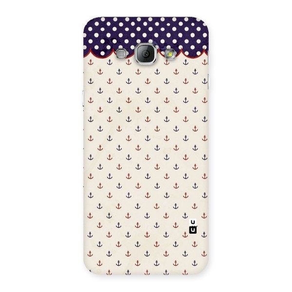 Polka Anchor Back Case for Galaxy A8