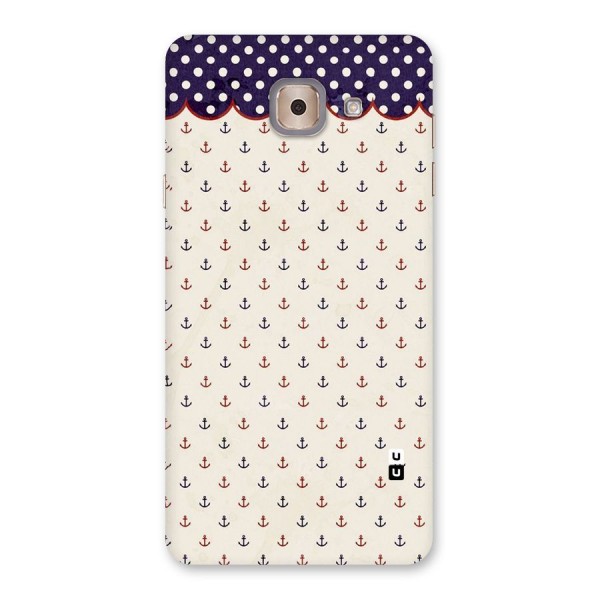 Polka Anchor Back Case for Galaxy J7 Max