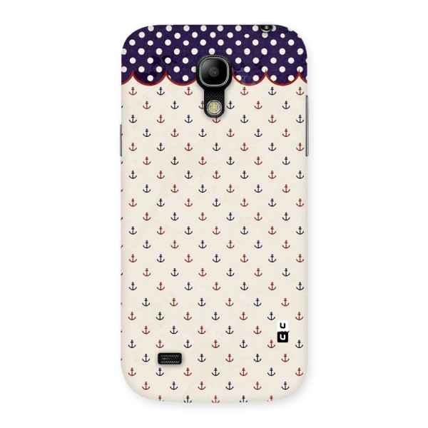 Polka Anchor Back Case for Galaxy S4 Mini