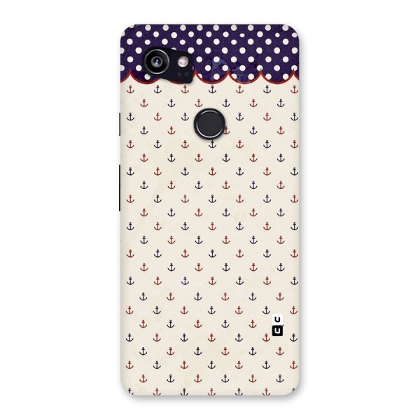 Polka Anchor Back Case for Google Pixel 2 XL