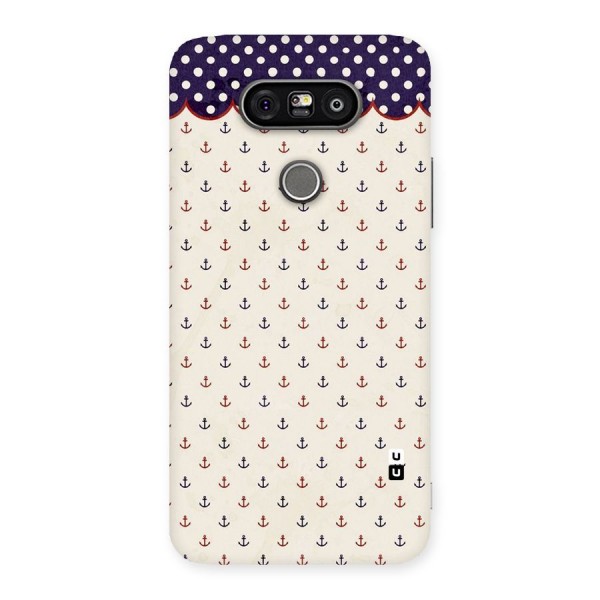 Polka Anchor Back Case for LG G5