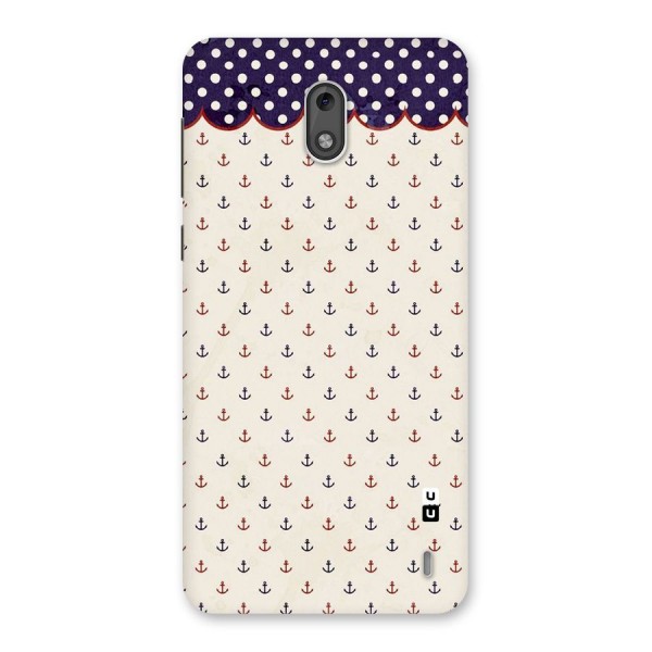 Polka Anchor Back Case for Nokia 2