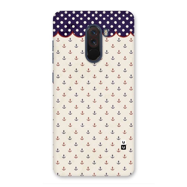 Polka Anchor Back Case for Poco F1