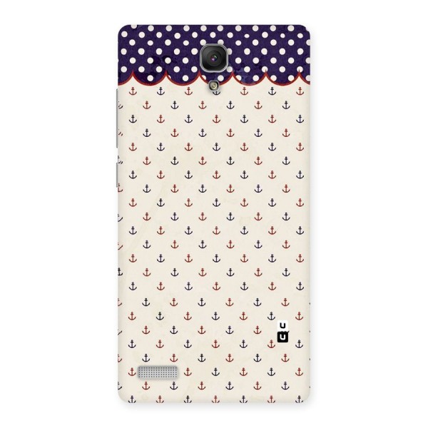 Polka Anchor Back Case for Redmi Note