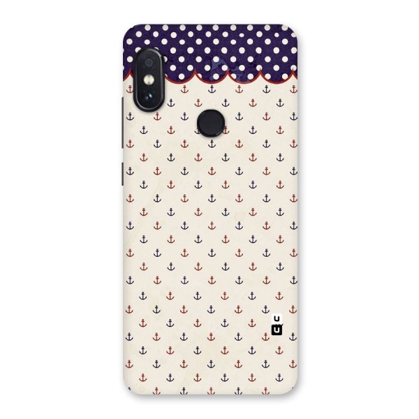 Polka Anchor Back Case for Redmi Note 5 Pro