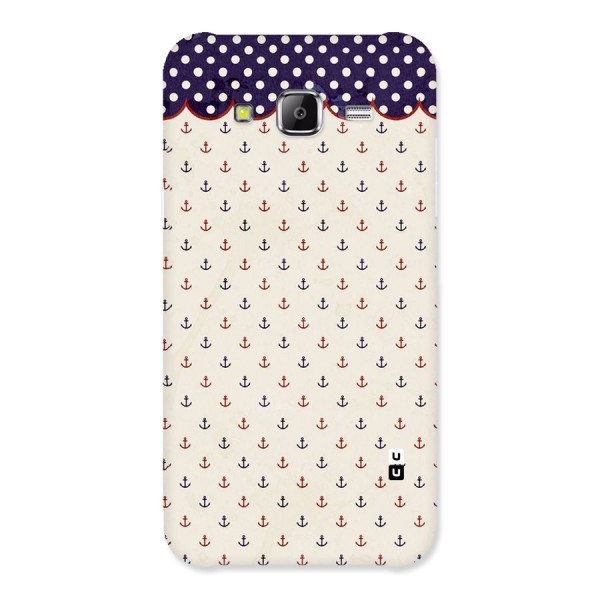 Polka Anchor Back Case for Samsung Galaxy J5