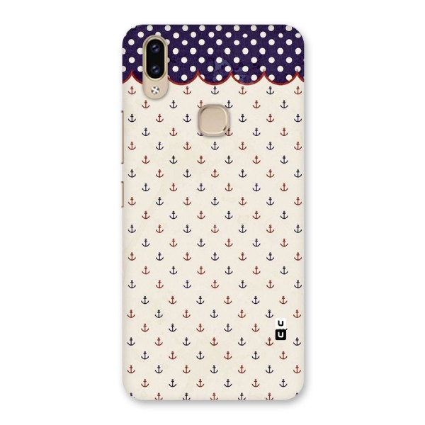 Polka Anchor Back Case for Vivo V9