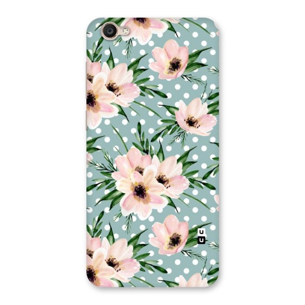 Polka Art Floral Back Case for Vivo Y55s