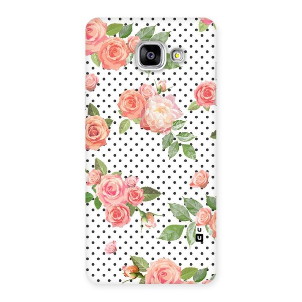 Polka Bloom White Back Case for Galaxy A5 2016