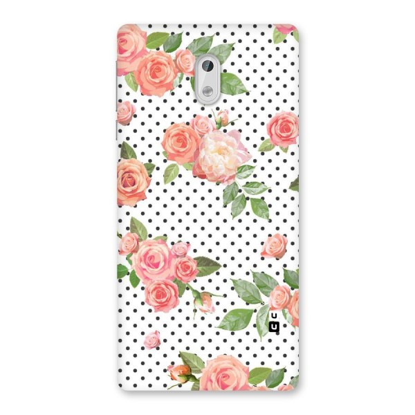 Polka Bloom White Back Case for Nokia 3