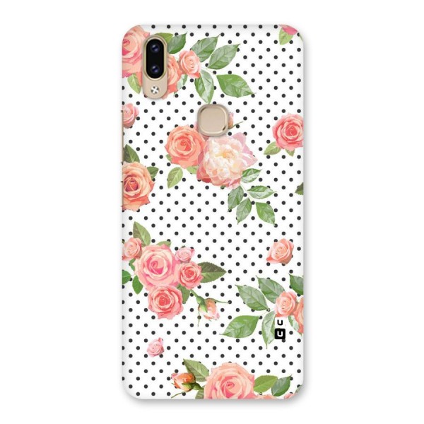 Polka Bloom White Back Case for Vivo V9