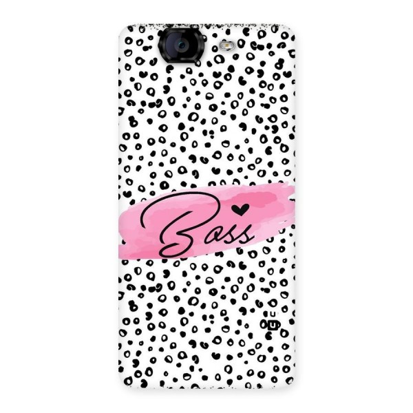 Polka Boss Back Case for Canvas Knight A350