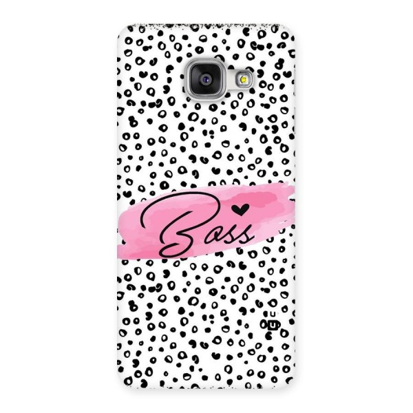 Polka Boss Back Case for Galaxy A3 2016