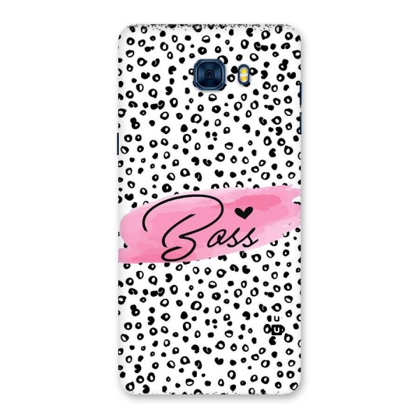 Polka Boss Back Case for Galaxy C7 Pro