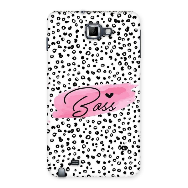 Polka Boss Back Case for Galaxy Note