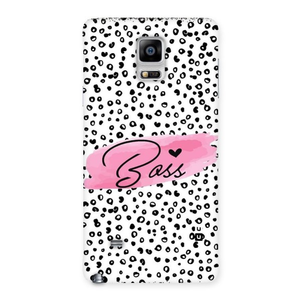 Polka Boss Back Case for Galaxy Note 4