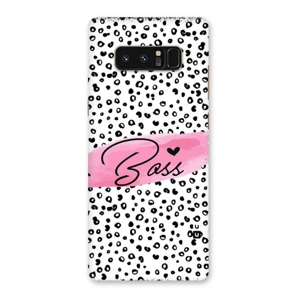 Polka Boss Back Case for Galaxy Note 8