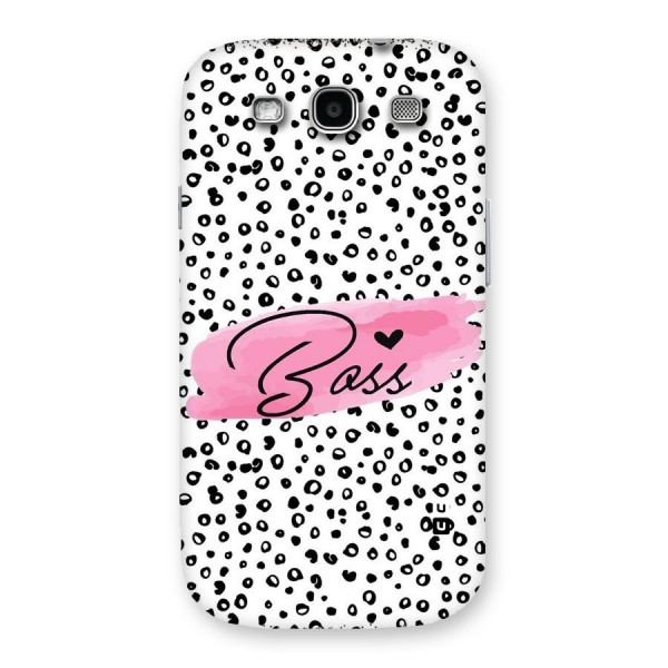 Polka Boss Back Case for Galaxy S3 Neo