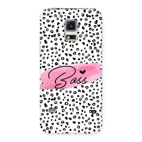 Polka Boss Back Case for Galaxy S5 Mini