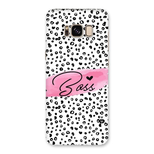 Polka Boss Back Case for Galaxy S8