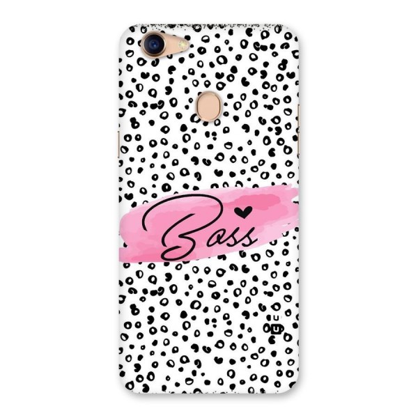 Polka Boss Back Case for Oppo F5