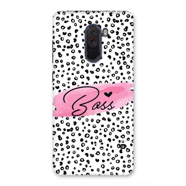 Polka Boss Back Case for Poco F1