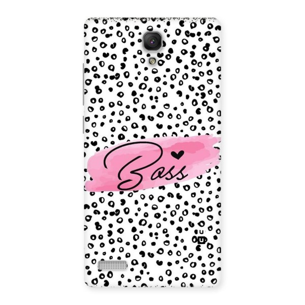 Polka Boss Back Case for Redmi Note