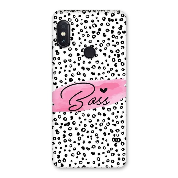 Polka Boss Back Case for Redmi Note 5 Pro