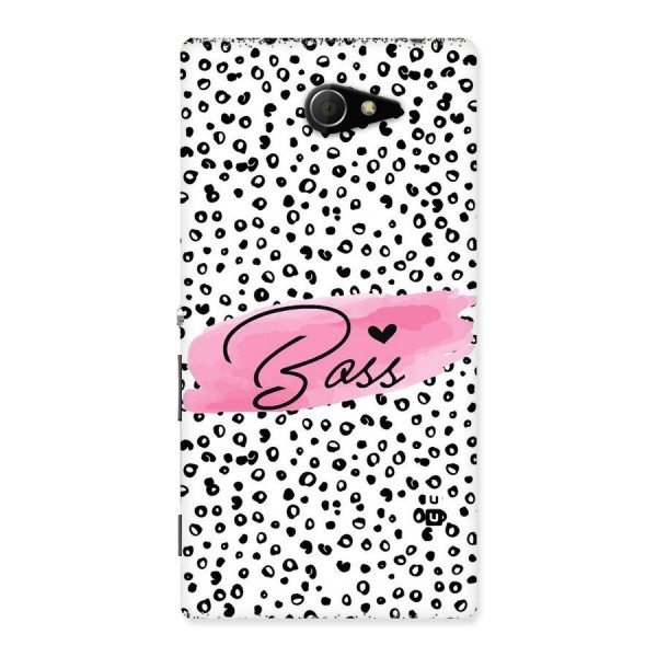 Polka Boss Back Case for Sony Xperia M2