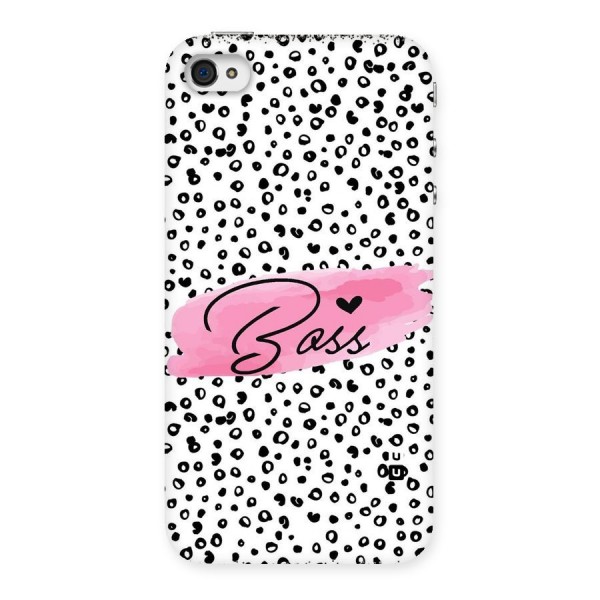 Polka Boss Back Case for iPhone 4 4s