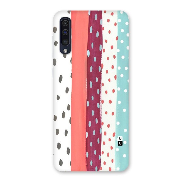 Polka Brush Art Back Case for Galaxy A50